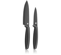 WMF Touch - Juego de 2 Cuchillos con Fundas Protectoras, Hojas de Acero Especial con Antiadherente de 13 cm y 9 cm, Color Negro