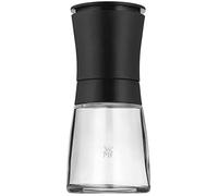 WMF Molinillo de Especias Trend 14 cm – Cerámico, Apto para lavavajillas, Cristal, Tapa negra