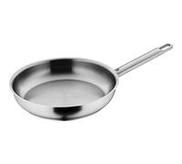 WMF Ultimate - Sartén de acero inoxidable (28 cm, sin revestimiento, base plana, apta para horno, apta para lavavajillas, inducción, acero inoxidable Cromargan)