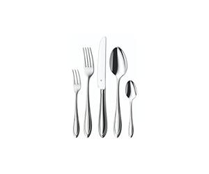 WMF Verona - Cuberteria 30 Piezas 6 Comensales de Acero Inoxidable Cromargan con Acabado Pulido, Apto para Lavavajillas
