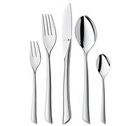 WMF Virginia Cromargan Protect - Cuberteria 30 Piezas 6 Comensales de Acero Inoxidable Cromargan Protect con Acabado Mate y Pulido, Apto para Lavavajillas