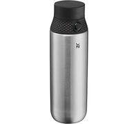 WMF Waterkant - Botella deportiva de acero inoxidable (750 ml, apta para bebidas carbonatadas, cierre deportivo, apertura con una mano, antigoteo, sin BPA)