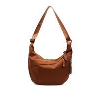 WMFASBAG Bolso de hombro de nylon femenino Mochila de viajes de cuerpo cruzado de gran capacidad (marrón)