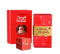 WMFASBAG Caja de regalo sorpresa de Navidad Caja de papel plegable DIY Explosiones Sobre Caja de regalo sorpresa Caja de explosión de regalo de vacaciones creativa