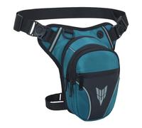 WMFASBAG Hombres Bum Drop Muslo Bolsa Multifuncional Montar Cinturón Fanny Pack Gran Capacidad Moto Muslo Cinturón Bolsa con Raya Reflectante Deportes al Aire Libre Bolsa de Paseo