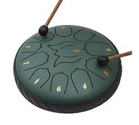 WMFASBAG Instrumentos de percusión de 6 pulgadas y 11 notas con bolsa de tambor, libro de música, mazos de tambor, instrumentos curativos de sonido, instrumento de tambor de lluvia para entr