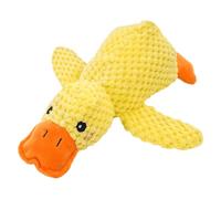 WMFASBAG Pato calmante para Perros, Juguetes de Pato de Peluche con Sonido de graznido, Pato calmante, Juguete para Perros, Juguete para Masticar, Animales de Peluche, Juguete para Masticar