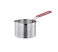WMLBK Cesta para Patatas Fritas, Cesta para freír, Cesta para Pasta de Acero Inoxidable, colador de Cocina con asa, Cesta para Patatas Fritas, Cesta para freír, cucharón, Espumadera de Alambre, tamiz