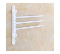 WMMIN Toallero de Acero Inoxidable 304 para baño, toallero de Pared de Cobre de 2 a 4 Barras, toallero Giratorio para baño y Cocina (Color: Negro)
