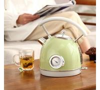 Wmmner 8L Multifunctional Kettle Intelligent Temperature Control Kettle Electric Tea Pot Temperature Display Bass Stainless Steel(Blue)/Verde/1.8L