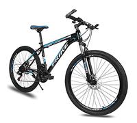 Wmmner Adult Mountain Bike Aluminum Frame Bicycle 26 Inch 3 Spoke Wheel Disc Brake 21/24/27 Gears Men Bicycle For a Path, Trail Mountains/Red/24/Azul/24 Velocidades