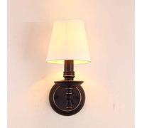 Wmmner Apliques de Pared, Nordic Wall Nordic Country Minimlámpara de Pared de una Sola Cabeza de Hierro Alist, Lámpara de Dormitorio, Luces de Sala de Estar, Luces de Restaurante, Luces de Pasillo, Lu