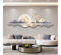 Wmmner Apliques de Pared para Dormitorio Arte de Pared para Sala de Estar con Luz Led - Fuente de Alimentación Decoración de Pared para Dormitorio Sala de Estar (A 39.3 En)/C/39.3In