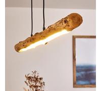 Wmmner Araña de Suspensión de Granja Lineal de 80 cm Lámpara Colgante Larga con Led Compatible con Techo Industrial de Cocina