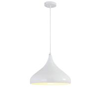 Wmmner Araña Moderna Y Simple de una Sola Cabeza, Lámpara Colgante de Arte de Hierro Creativo, Accesorio de Luz de Techo de Altura Ajustable para Interiores para Cocina, Isla, Comedor, Dormitorio, Pas