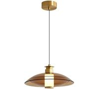 Wmmner Araña Nórdica Moderna de Lujo Dere, Led Light Source Ufo Luz Colgante de Vidrio, Luz Colgante Creativa Simple, Altura Ajustable en Interiores para Cocina, Isla, Comedor, Dormitorio, Pasillo, Sa