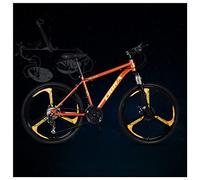 Wmmner Bicicleta de Montaña Hardtail de 24 Pulgadas, 12 Constelaciones de Montañabicicleta de Pista para Hombres Y Mujeres, Bicicleta de Montaña con Suspensión Delantera con Freno de Disco Doble, Bici