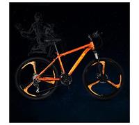 Wmmner Bicicleta de Montaña Hardtail de 24 Pulgadas, 12 Constelaciones de Montañabicicleta de Pista para Hombres Y Mujeres, Bicicleta de Montaña con Suspensión Delantera con Freno de Disco Doble, Bici