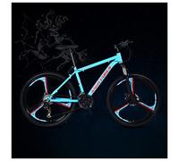 Wmmner Bicicleta de Montaña Hardtail de 24 Pulgadas, 12 Constelaciones de Montañabicicleta de Pista para Hombres Y Mujeres, Bicicleta de Montaña con Suspensión Delantera con Freno de Disco Doble, Bici