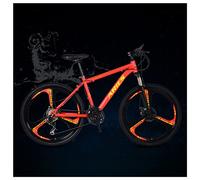 Wmmner Bicicleta de Montaña Hardtail de 24 Pulgadas, 12 Constelaciones de Montañabicicleta de Pista para Hombres Y Mujeres, Bicicleta de Montaña con Suspensión Delantera con Freno de Disco Doble, Bici