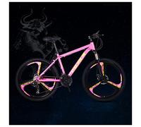 Wmmner Bicicleta de Montaña Hardtail de 26 Pulgadas, Bicicleta de Montaña para Hombres Y Mujeres, Delantera Subicicleta de Montaña Spension con Freno de Disco de Doble, Bicicletas Antideslizantes de A