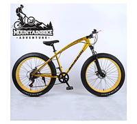 Wmmner Bicicletas de Montaña Rígidas con Neumático Gordo de 24 Pulgadas para Adultos, Hombres Y Mujeres, Bicicleta de Montaña Antideslizante con Suspensión Delantera Y Frenos de Disco Mecánicos, Mde A