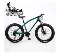 Wmmner Bicicletas de Montaña Rígidas con Neumático Gordo de 24 Pulgadas para Adultos, Hombres Y Mujeres, Bicicleta de Montaña Antideslizante con Suspensión Delantera Y Frenos de Disco Mecánicos, Mde A