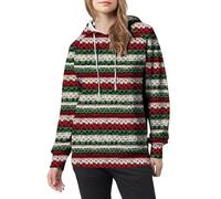 Wmmner Chaqueta Francesa para Mujer, Sí, Soy Fría, Letras Estampadas, Tela a Cuadros, Sudaderas con Capucha de Bolsillo, Sudaderas, Cuerdas a Rayas Lsudadera de Manga Larga para Salir, Peso Ligero, Vi