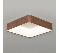 Wmmner Chinese Style Square Led Ceiling Light,With Three-Color Dimming Ceiling Lamp,Semi-Recessed Home Decoration Ceiling Light Fixture For Living Room Dining Room Bedroom Corridor Hallway Entryway(A/