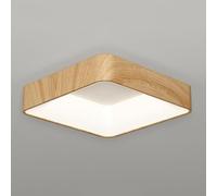 Wmmner Chinese Style Square Led Ceiling Light,With Three-Color Dimming Ceiling Lamp,Semi-Recessed Home Decoration Ceiling Light Fixture For Living Room Dining Room Bedroom Corridor Hallway Entryway(A/