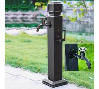 Wmmner Columna de Manguera para Exteriores sin Escarcha Cona Pulverizadora de 100 cm Y Gancho para Manguera - Hidrante de Babero de Manguera de Jardín Vertical, Grifo Duradero para un Riego Fácil, Alt