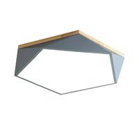 Wmmner Creative Geometry Led Ceiling Light 3 Dimmable Indoor Lighting Flat Lights Minimalist Style Easy to Install Panel Lamp Lightaroon Ceiling Lighting Fixture for Kitchen Hallway/Azul/15.7In