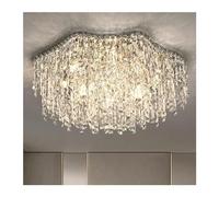 Wmmner Crystal Ceiling Light Amen Led Metal Living Room Bedroom Dining Room Lighting Fixtures Indoor Bright, (One Color D90)/un Color/D40