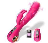 Wmmner Dildo Juguetes Eróticos Mujer - Clítoris con Pantalla Led & 9 Modos,Juguetes Eróticos para Pareja Sexuales, Consoladores para Mujer con Estimulador de Clítoris Y Vaginal.
