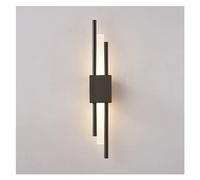 Wmmner Dimmable Led Vintage Wall Sconces - 2-Piece Black Up & Down Lighting For Retro Bedroom, Living Room, Bathroom, And Balcony - Modern Home Decor Fixture, 4W/1Pieces Left/Negro