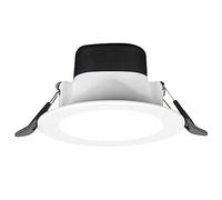 Wmmner Downlight Comercial Moderno de Aluminio para Techo de Baño, Antiniebla, Led, Focos Empotrados, Luz de Panel para Hogar, 1 Paquete/4 Paquetes/6500K/1 Paquete de 12 W