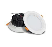 Wmmner Downlight de Montaje Empotrado, Accesorio de Iluminación Led, Juego de 2, Focos Empotrados, Lámpara de Techo Interior, Reflectores Direccionales para Sala de Estar, Pasillo, Comedor, Pasillo/30