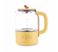 Wmmner Electric Kettle, 0.8L Multifunctional Mini Stainless Steel High Borosilicate Glass Temperature Control Kettle 6 Major Functions/800Ml