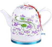 Wmmner Electric Kettle Ceramic Kettle Water Teapot, Teapot-Retro 1.2L Jug, 1200W Water Fast Removable Base, Automatic Power Off,Boil Dryion/A/A/B