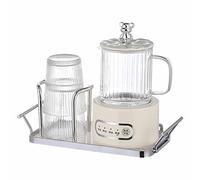 Wmmner Electric Kettle, Household 600Ml Multifunctional Glass Potfor Office Appointment Dry Boil Protection 360W Heat Preservation Function A,600Ml/un Color/600Ml