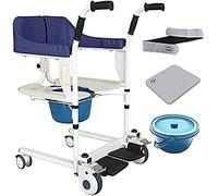Wmmner Elevador de Transferencia de Pacientes, Silla de Ruedas de Transporte de Acero, Silla de Evacuación de Emergencia, Cinturón de Seguridad para Silla de Ruedas, Levantamiento Médico, Dispositivo