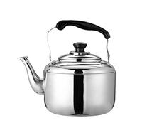 Wmmner Ergonomic Stovetop Kettle, Modern Stainless Steel Polished Teapot, Built-In Filter Design, Pot Bottom For Faster Boiling Tea Kettles Marriage
