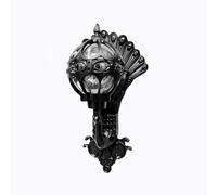 Wmmner Estilo Europeolámpara de Pared de Pavo Real Retro Lámpara de Pared de Arte de Hotel Led Luz de Puerta de Villa de Balcón Adecuada para Iluminación Interior/Exterior/Arena Negra