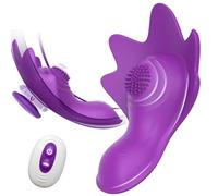 Wmmner Estimulador de Clítoris Femenino Vibrador Mando Distancia Juguetes Eróticos | Mujer con 9 Modos de Vibración Vibradores Mariposas Huevos Vibradores Clítoris Masajeadores Juguetes Sexuales