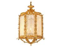 Wmmner European Style Crystal Light Brass Hanging Lights Lanterns Decorative Cage Light Lamp,Chandelier