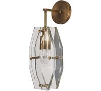 Wmmner European Wall Light Light Extravagance Post-Modernism Sconce Wall Lamp Crystal Glass Lampshade Wall Lights Single Indoor