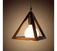 Wmmner Fashionable Single Head Black Triangle Light Modern European Retro Of The Living Room Restaurant Aisle Iron Lamp Chandeliers,Ceiling Chandelier
