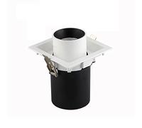Wmmner Foco de Montaje Empotrado de Techo Led Hacia Arriba Hacia Abajo Luz de Punto de Acento Ajustableting Indoor, Lámpara de Techo Direccional Giratoria de 360°+90°, Focos de Techo para Dormitorio d