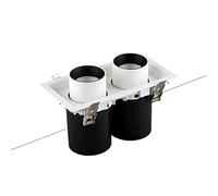 Wmmner Foco de Montaje Empotrado de Techo Led Hacia Arriba Hacia Abajo Luz de Punto de Acento Ajustableting Indoor, Lámpara de Techo Direccional Giratoria de 360°+90°, Focos de Techo para Dormitorio d