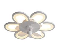 Wmmner Full Spectrum Bedroom Ceiling Lamp Fan Light Led Ceiling Fan Flower Sbedroom Ceiling Light With Remote Control Stepless Dimming For Bedroom Office Stairs Hotel Living Room
